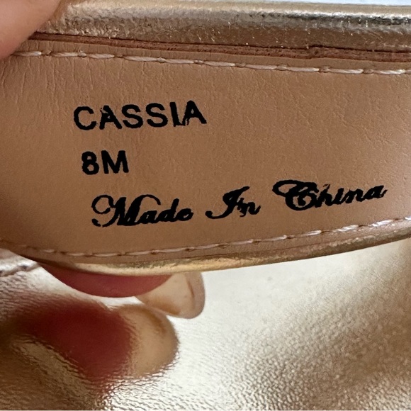 Donald J Pilner Cassia Natural Platino Cork Sandals Size 8 NWOT - Picture 6 of 8